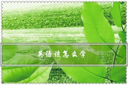 英语该怎么学？（自然外语学习法）